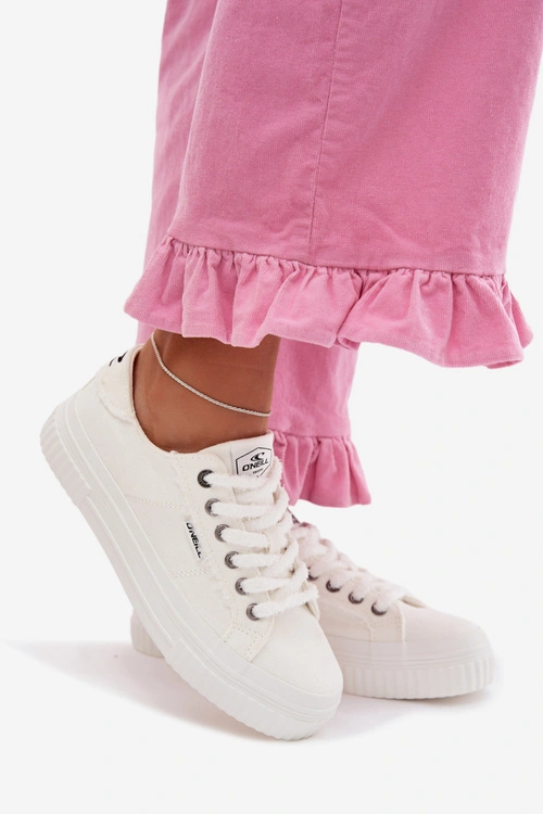 Trampki Damskie Na Platformie O`NEILL SPINNA C WOMEN LOW 90261009.02A Białe